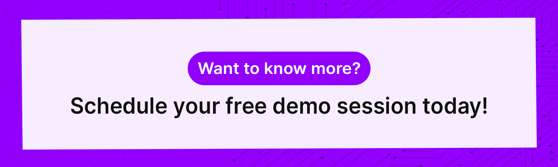 Want to know more
