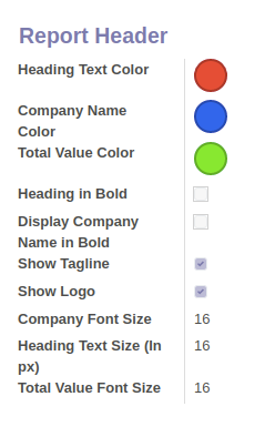 Header Configuration