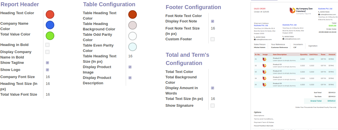 Color Config