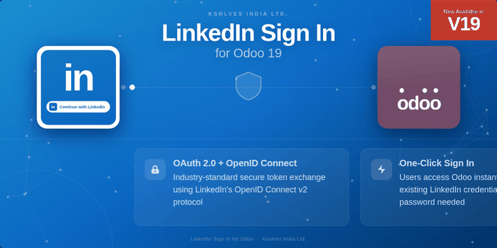 Odoo LinkedIn Sign In